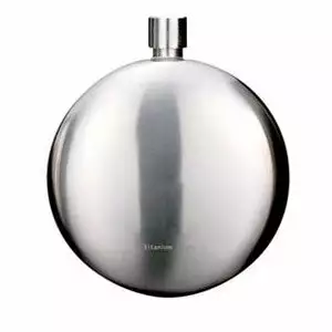Bewild Mini 5oz. Round Steel Hip Flask Flasks 4 Bewild Mini 5oz. Round Steel Hip Flask Flasks