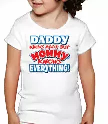 Bewild Mommy Knows Everything Kids T-Shirt