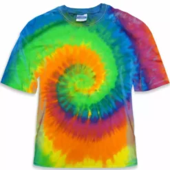 Bewild Moon Dance Spiral Tie Dye T-Shirt Tie Dye Tops