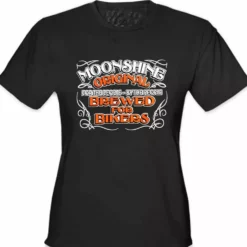 Bewild Biker Style Moonshine Brewed For Bikers Girl's T-Shirt 15 Bewild Biker Style Moonshine Brewed For Bikers Girl's T-Shirt