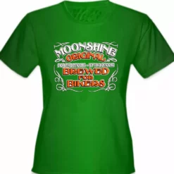 Bewild Biker Style Moonshine Brewed For Bikers Girl's T-Shirt 17 Bewild Biker Style Moonshine Brewed For Bikers Girl's T-Shirt