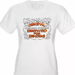 Bewild Biker Style Moonshine Brewed For Bikers Girl's T-Shirt 22 Bewild Biker Style Moonshine Brewed For Bikers Girl's T-Shirt