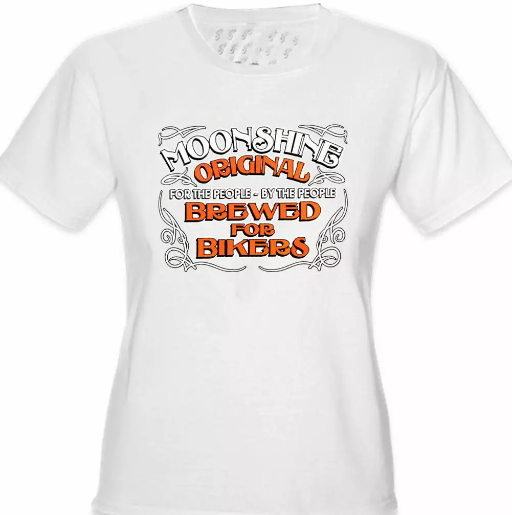 Bewild Biker Style Moonshine Brewed For Bikers Girl's T-Shirt 12 Bewild Biker Style Moonshine Brewed For Bikers Girl's T-Shirt
