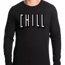 Bewild Cool Funny & Offensive Movie & Chill Funny Hook-up Thermal Shirt