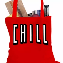 Bewild Movie & Chill Funny Hook-up Tote Bag