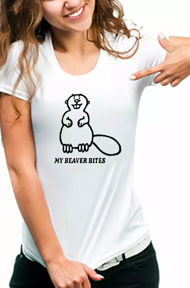 Bewild My Beaver Bites Girls T-Shirt 10 Bewild My Beaver Bites Girls T-Shirt