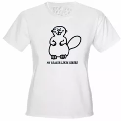 Bewild My Beaver Likes Kisses Girls T-Shirt