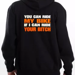 Bewild My Bike Your B*tch Adult Hoodie (Black)