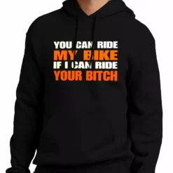 Bewild My Bike Your B*tch Adult Hoodie (Black)