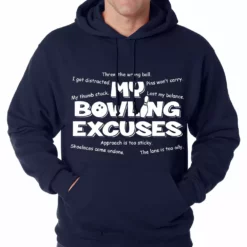 Bewild My Bowling Excuses Adult Hoodie Sport Inspiration