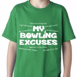 Bewild My Bowling Excuses Kids T-shirt Sport Inspiration 12 Bewild My Bowling Excuses Kids T-shirt Sport Inspiration
