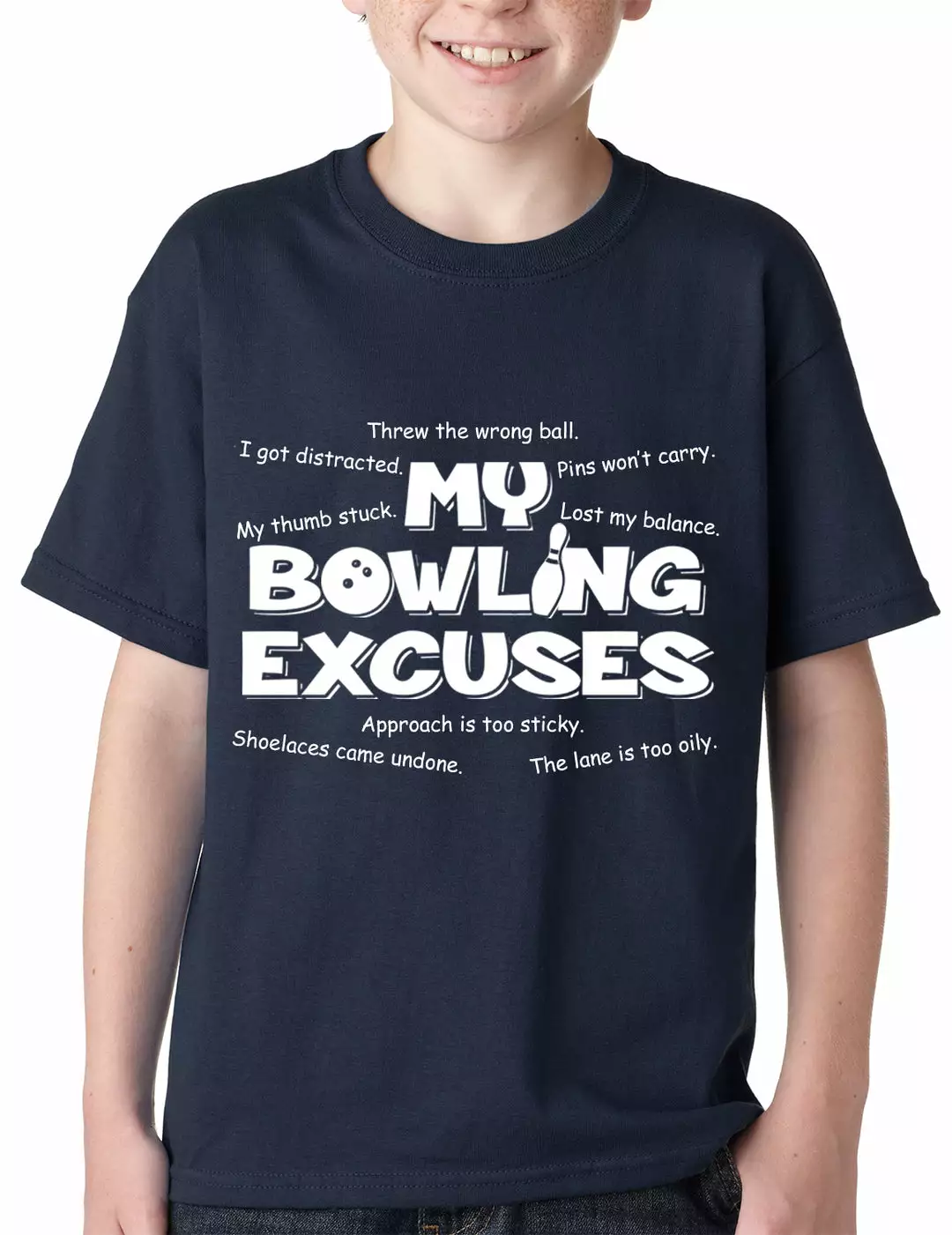 Bewild My Bowling Excuses Kids T-shirt Sport Inspiration 7 Bewild My Bowling Excuses Kids T-shirt Sport Inspiration