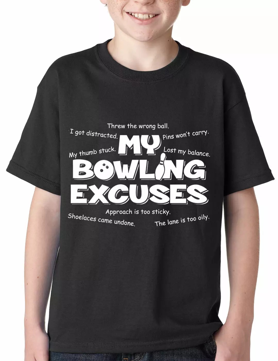 Bewild My Bowling Excuses Kids T-shirt Sport Inspiration 4 Bewild My Bowling Excuses Kids T-shirt Sport Inspiration