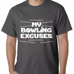 Bewild My Bowling Excuses Mens T-shirt Sport Inspiration 15 Bewild My Bowling Excuses Mens T-shirt Sport Inspiration