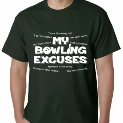 Bewild My Bowling Excuses Mens T-shirt Sport Inspiration 16 Bewild My Bowling Excuses Mens T-shirt Sport Inspiration