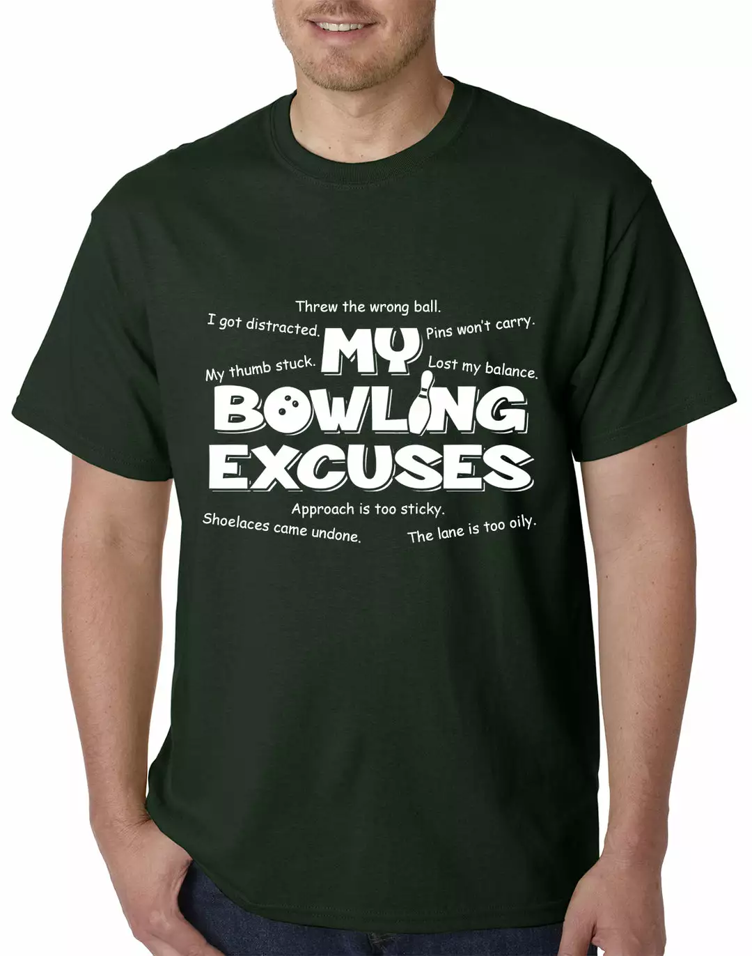 Bewild My Bowling Excuses Mens T-shirt Sport Inspiration 6 Bewild My Bowling Excuses Mens T-shirt Sport Inspiration