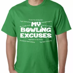 Bewild My Bowling Excuses Mens T-shirt Sport Inspiration 17 Bewild My Bowling Excuses Mens T-shirt Sport Inspiration