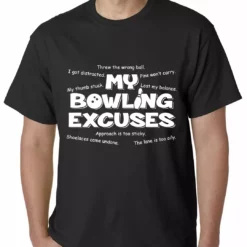 Bewild My Bowling Excuses Mens T-shirt Sport Inspiration 14 Bewild My Bowling Excuses Mens T-shirt Sport Inspiration