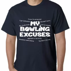 Bewild My Bowling Excuses Mens T-shirt Sport Inspiration 19 Bewild My Bowling Excuses Mens T-shirt Sport Inspiration