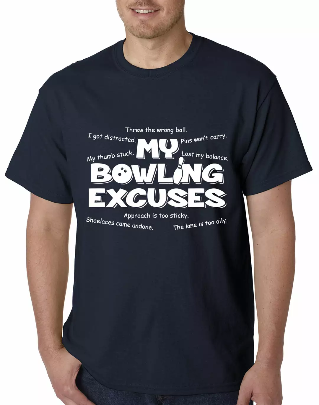 Bewild My Bowling Excuses Mens T-shirt Sport Inspiration 9 Bewild My Bowling Excuses Mens T-shirt Sport Inspiration
