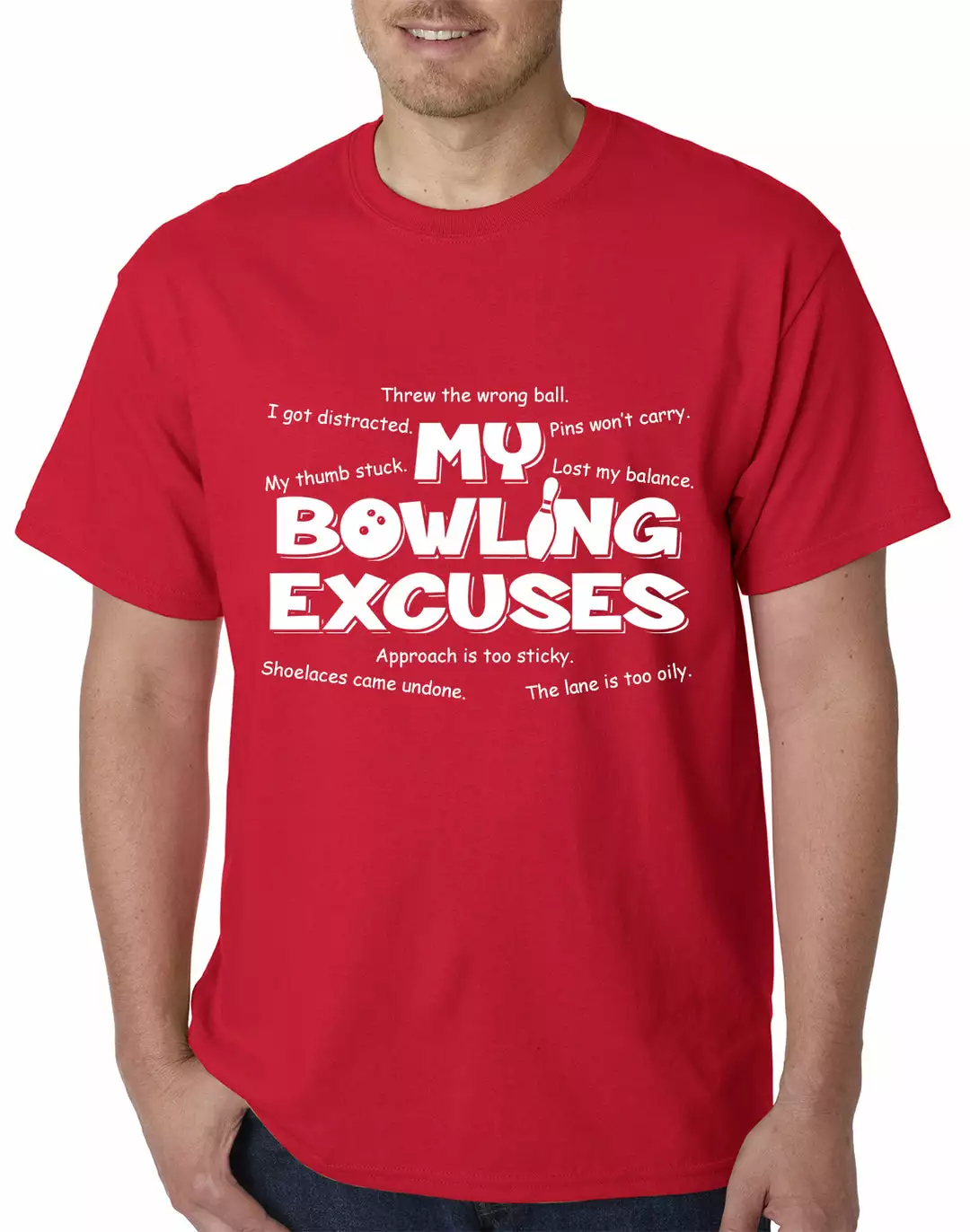 Bewild My Bowling Excuses Mens T-shirt Sport Inspiration 12 Bewild My Bowling Excuses Mens T-shirt Sport Inspiration
