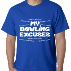 Bewild My Bowling Excuses Mens T-shirt Sport Inspiration 23 Bewild My Bowling Excuses Mens T-shirt Sport Inspiration