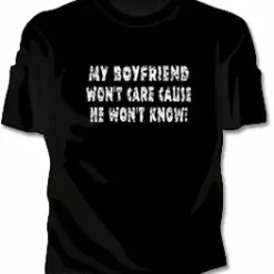 Bewild My Boyfriend Won't Care Girls T-shirt Women's T-Shirts