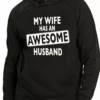 Bewild My Wife Has An Awesome Husband Adult Hoodie