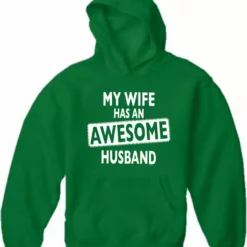 Bewild My Wife Has An Awesome Husband Adult Hoodie
