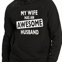 Bewild My Wife Has An Awesome Husband Adult Hoodie
