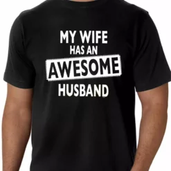 Bewild My Wife Has An Awesome Husband Men's T-Shirt