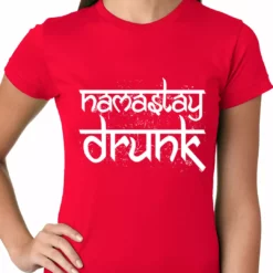 Bewild Namastay Drunk Funny Ladies T-shirt St.Patricks Day 18 Bewild Namastay Drunk Funny Ladies T-shirt St.Patricks Day