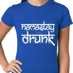 Bewild Namastay Drunk Funny Ladies T-shirt St.Patricks Day 19 Bewild Namastay Drunk Funny Ladies T-shirt St.Patricks Day