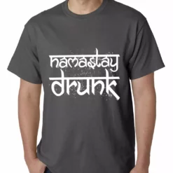 Bewild Namastay Drunk Funny Mens T-shirt