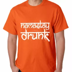 Bewild Namastay Drunk Funny Mens T-shirt