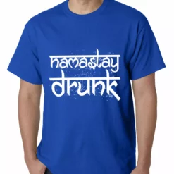 Bewild Namastay Drunk Funny Mens T-shirt
