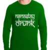 Bewild Namastay Drunk Funny Thermal Shirt St.Patricks Day