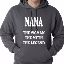 Bewild Nana The Woman The Myth The Legend Adult Hoodie Positive Reinforcement