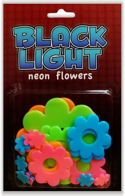 Bewild Neon & Black Light Accessories Neon Groovy Flowers Black Light Reactive Wall Decorations 6 Bewild Neon & Black Light Accessories Neon Groovy Flowers Black Light Reactive Wall Decorations