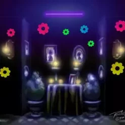 Bewild Neon & Black Light Accessories Neon Groovy Flowers Black Light Reactive Wall Decorations 15 Bewild Neon & Black Light Accessories Neon Groovy Flowers Black Light Reactive Wall Decorations