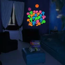 Bewild Neon Mushrooms Black Light Reactive Wall Decorations 11 Bewild Neon Mushrooms Black Light Reactive Wall Decorations