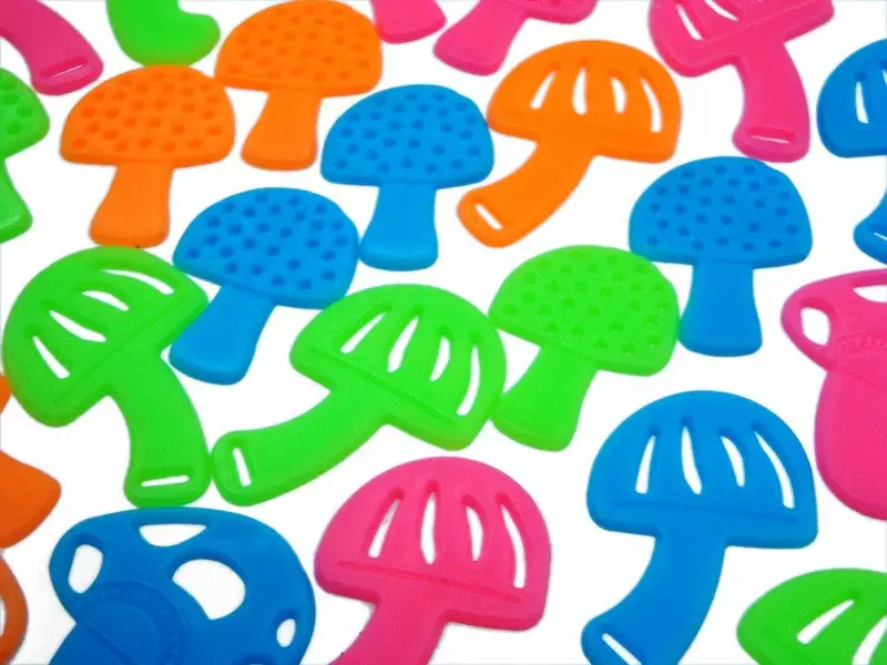 Bewild Neon Mushrooms Black Light Reactive Wall Decorations 6 Bewild Neon Mushrooms Black Light Reactive Wall Decorations