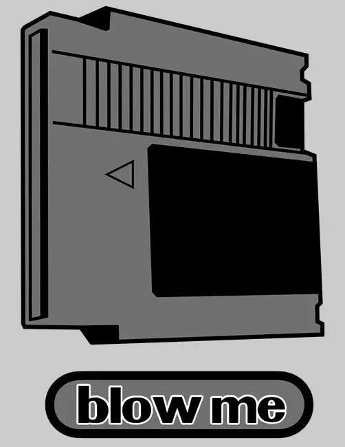 Bewild NES Nintendo Cartridge Blow Me T-Shirt 7 Bewild NES Nintendo Cartridge Blow Me T-Shirt