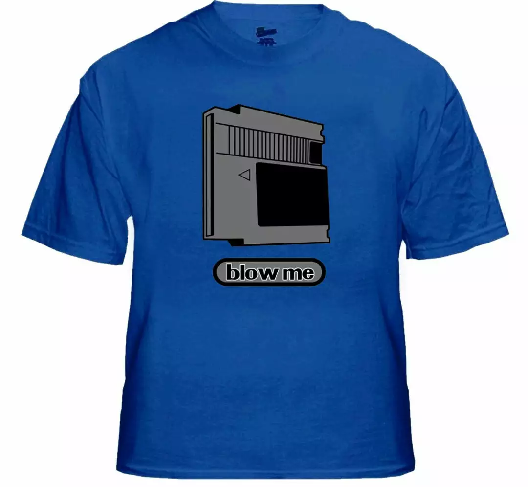Bewild NES Nintendo Cartridge Blow Me T-Shirt 8 Bewild NES Nintendo Cartridge Blow Me T-Shirt