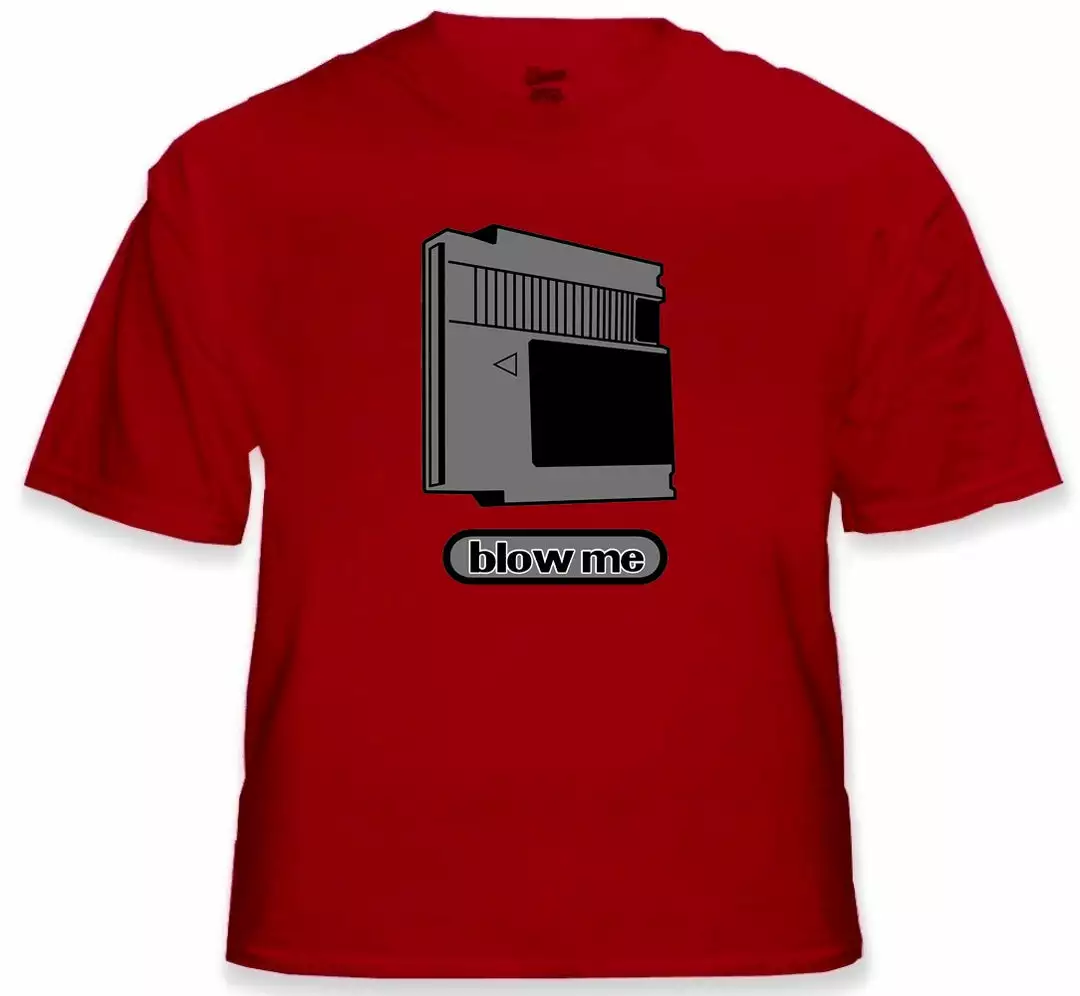 Bewild NES Nintendo Cartridge Blow Me T-Shirt 12 Bewild NES Nintendo Cartridge Blow Me T-Shirt