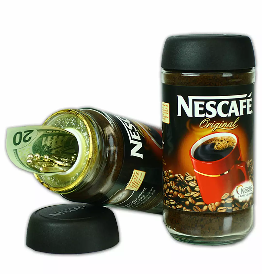 Bewild Diversion Safes, Trays & Containers Nescafe Coffee Grinds Diversion Safe 3 Bewild Diversion Safes, Trays & Containers Nescafe Coffee Grinds Diversion Safe