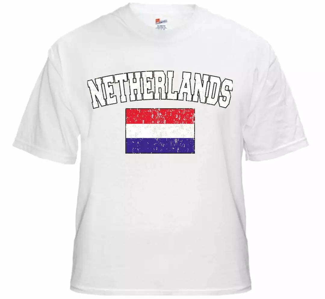 Bewild Nationality & Ethnic Netherlands Vintage Flag International Mens T-Shirt 8 Bewild Nationality & Ethnic Netherlands Vintage Flag International Mens T-Shirt