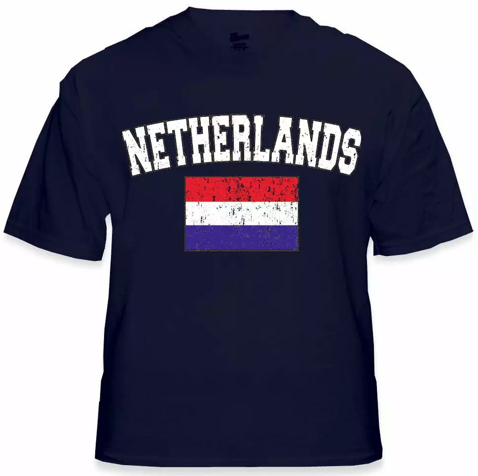 Bewild Nationality & Ethnic Netherlands Vintage Flag International Mens T-Shirt 9 Bewild Nationality & Ethnic Netherlands Vintage Flag International Mens T-Shirt