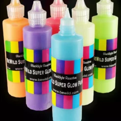Bewild Next Generation SUPER Glow In The Dark (And Blacklight) Paint Glow & Black Light Paint