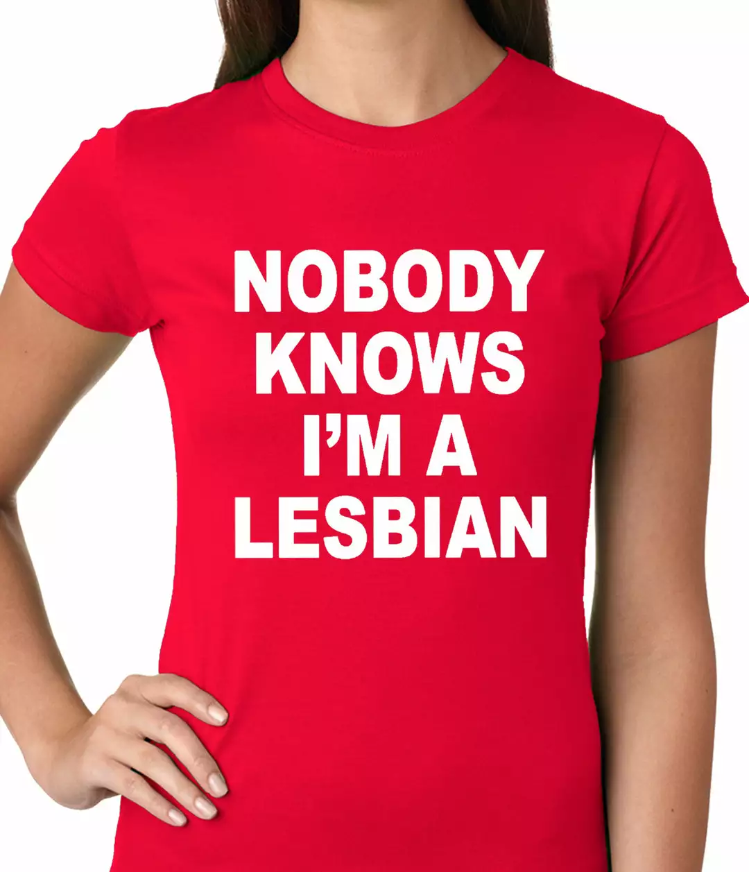 Bewild Nobody Knows I'm A Lesbian Girls T-Shirt 11 Bewild Nobody Knows I'm A Lesbian Girls T-Shirt